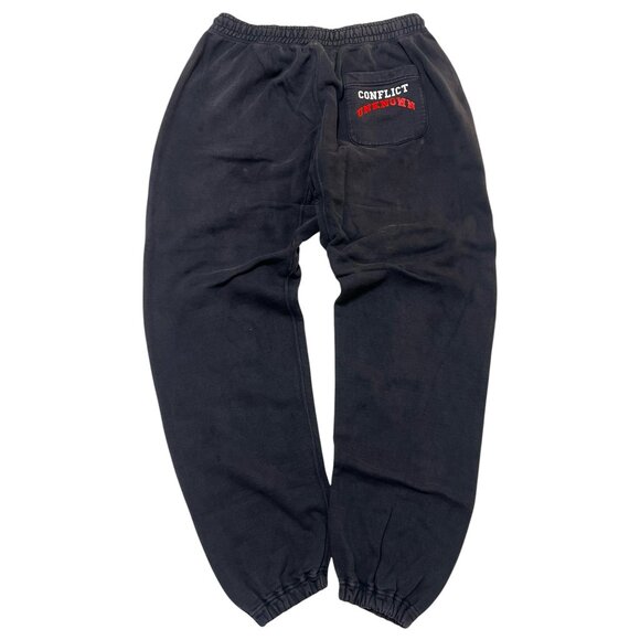 Saint Mxxxxxx x Denim Tears Struggle Sweatpants Black | Saint Michael - Picture 2 of 8